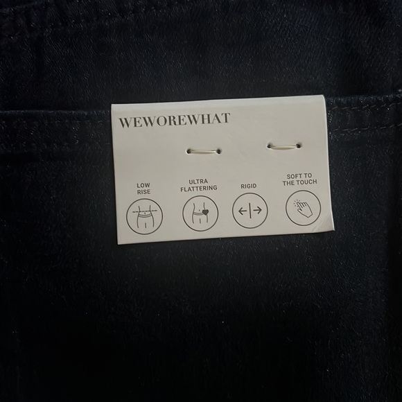WEWOREWHAT Dark Blue Low Rise Dad Jeans size 25 - Picture 6 of 6